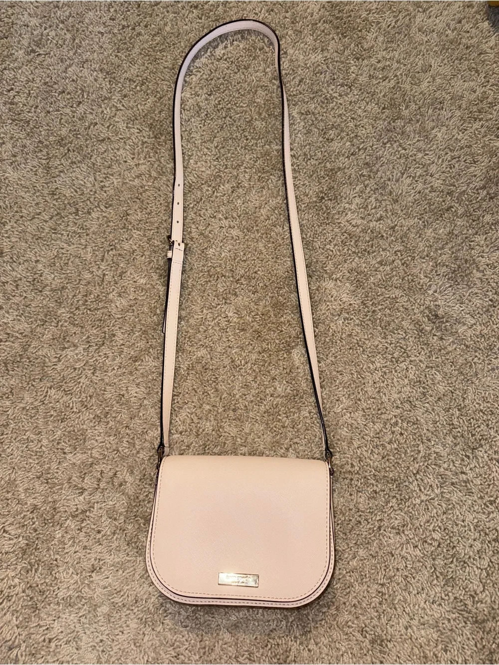 kate spade Blush Pink Leather Crossbody Bag